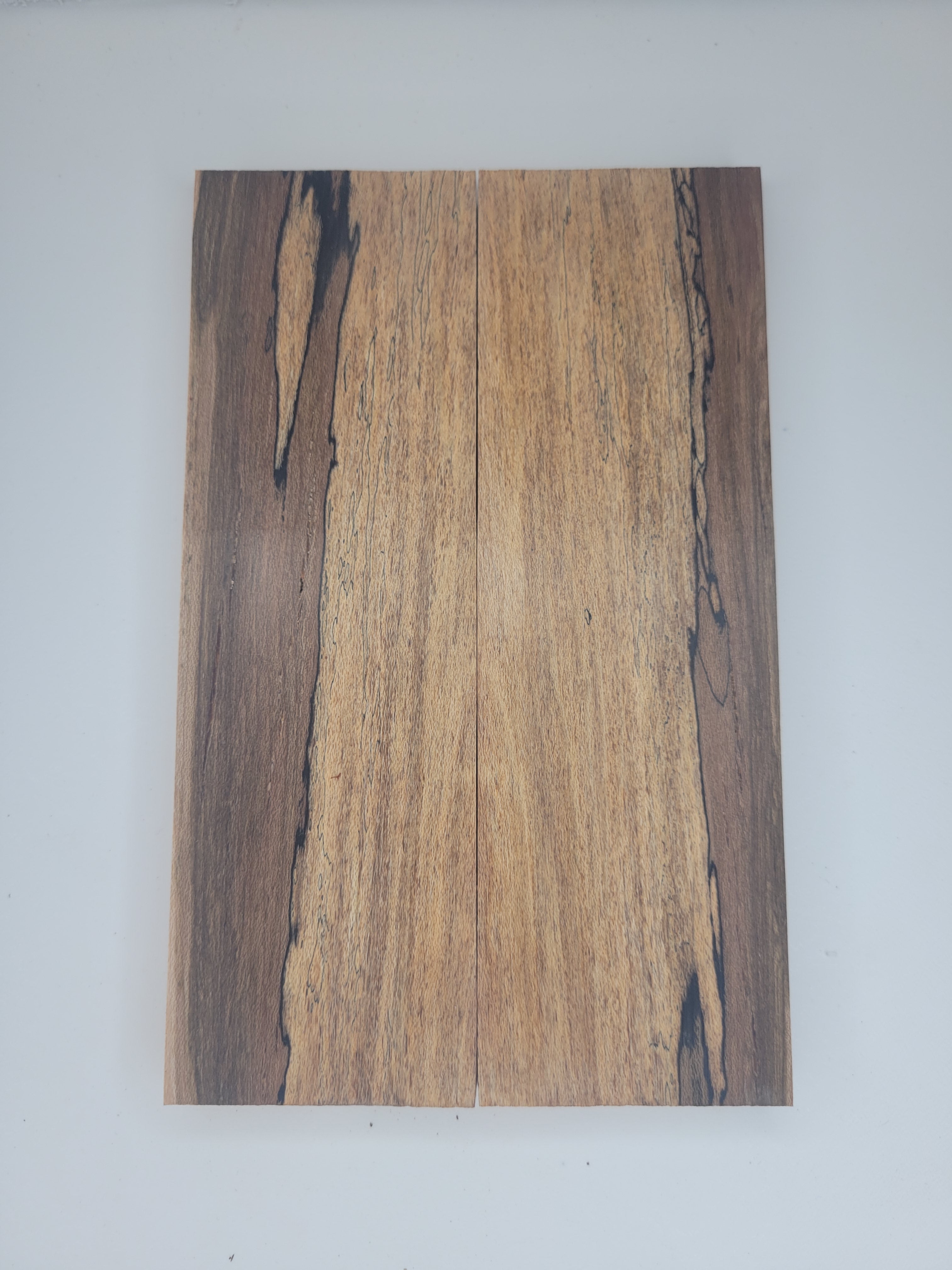 Spalted Maple - stabilized - orange dyed