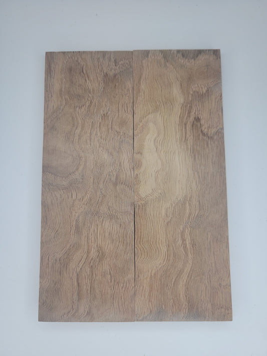 white oak - stabilized - orange dyed scale