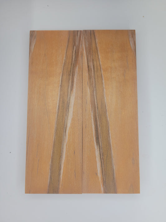 Ambrosia maple stabilized - orange dye scales