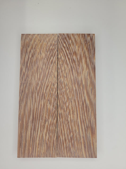 Lati wood scale - crimson dyed