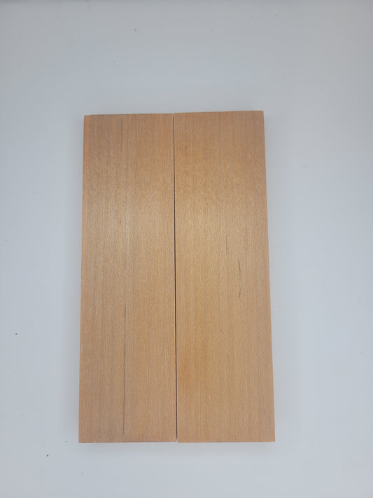 Soft Maple - stabilized - orange dyed scale