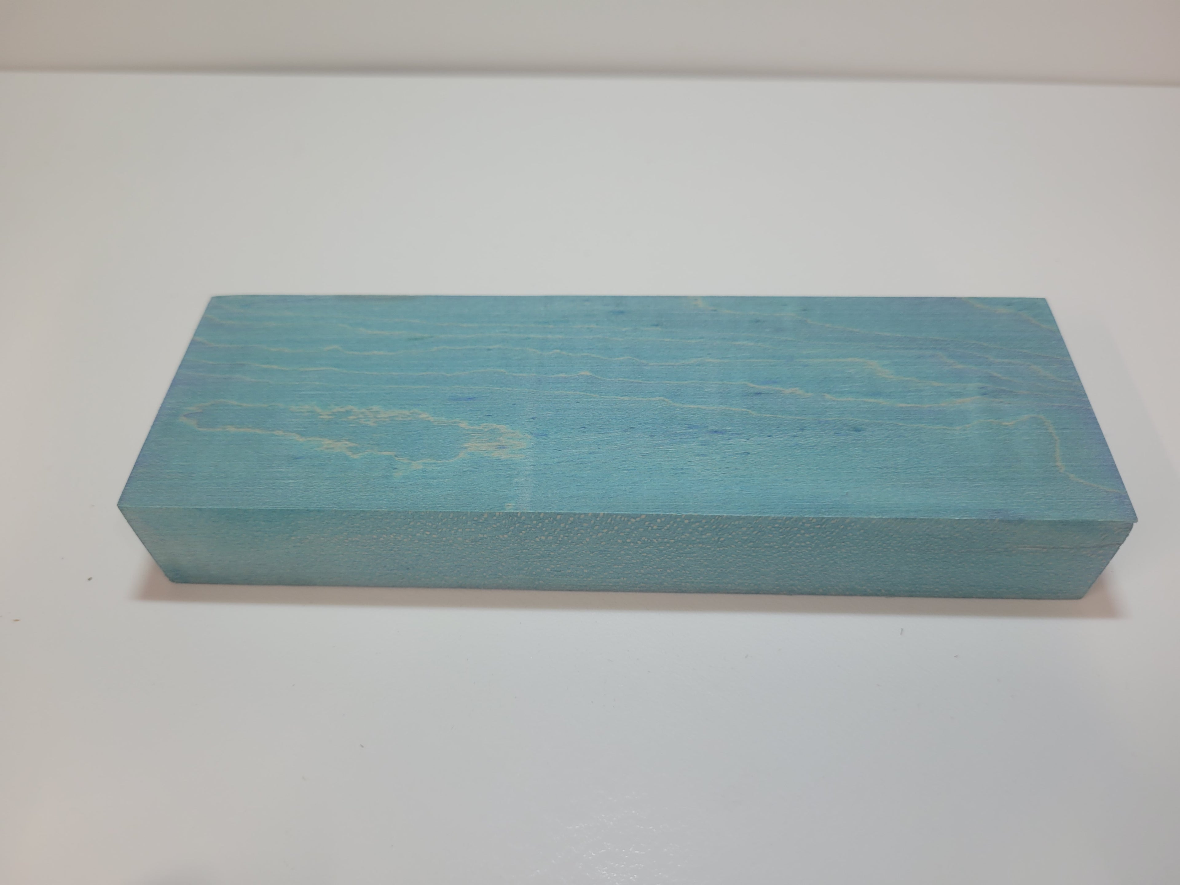 blue dye maple stabilized