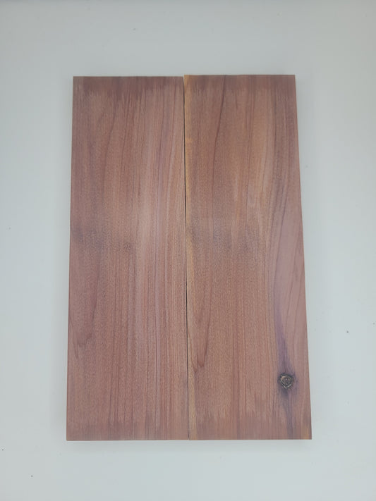 Red cedar - stabilized -  orange   dyed scale