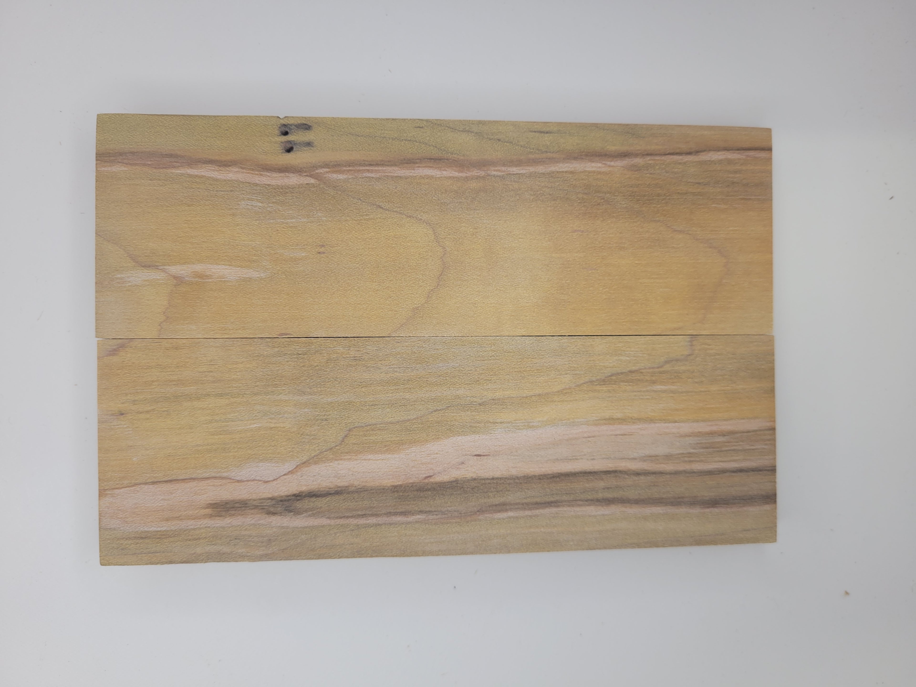 Ambrosia maple stabilized - gold dye scale