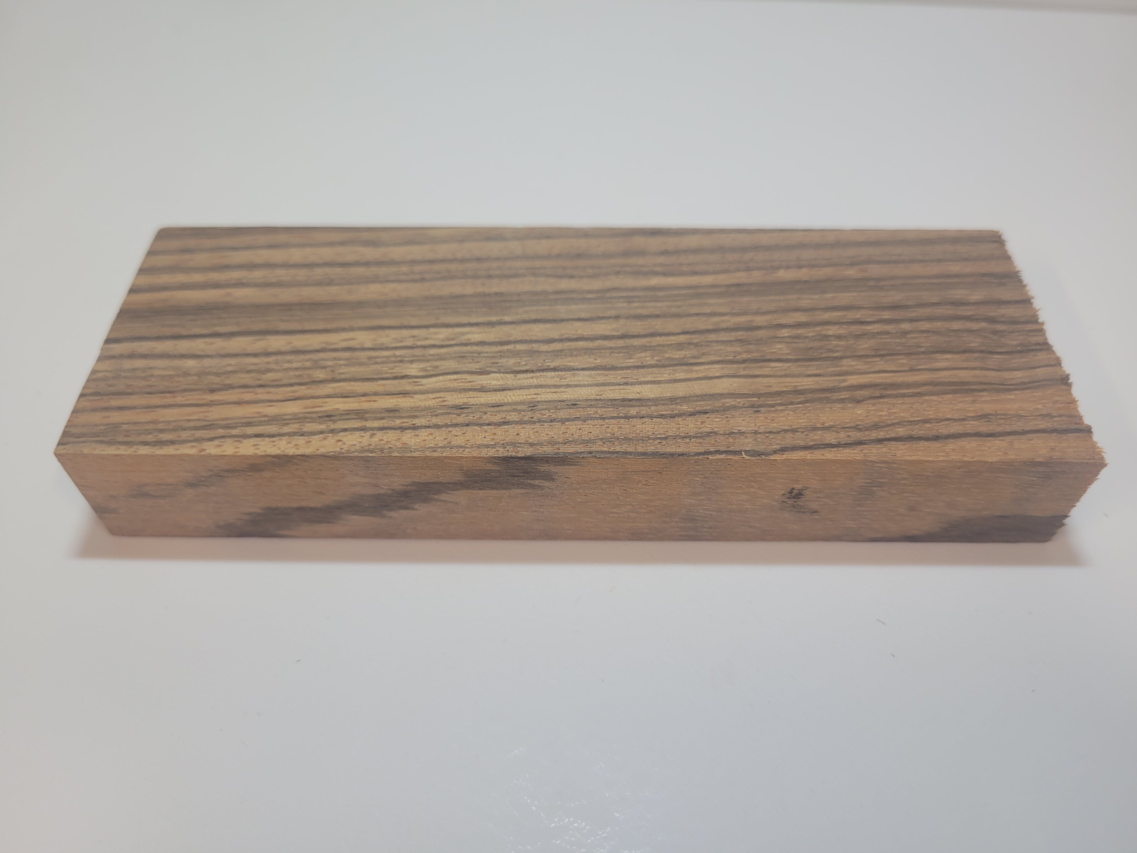 Zebrawood with orange dye  stabilized