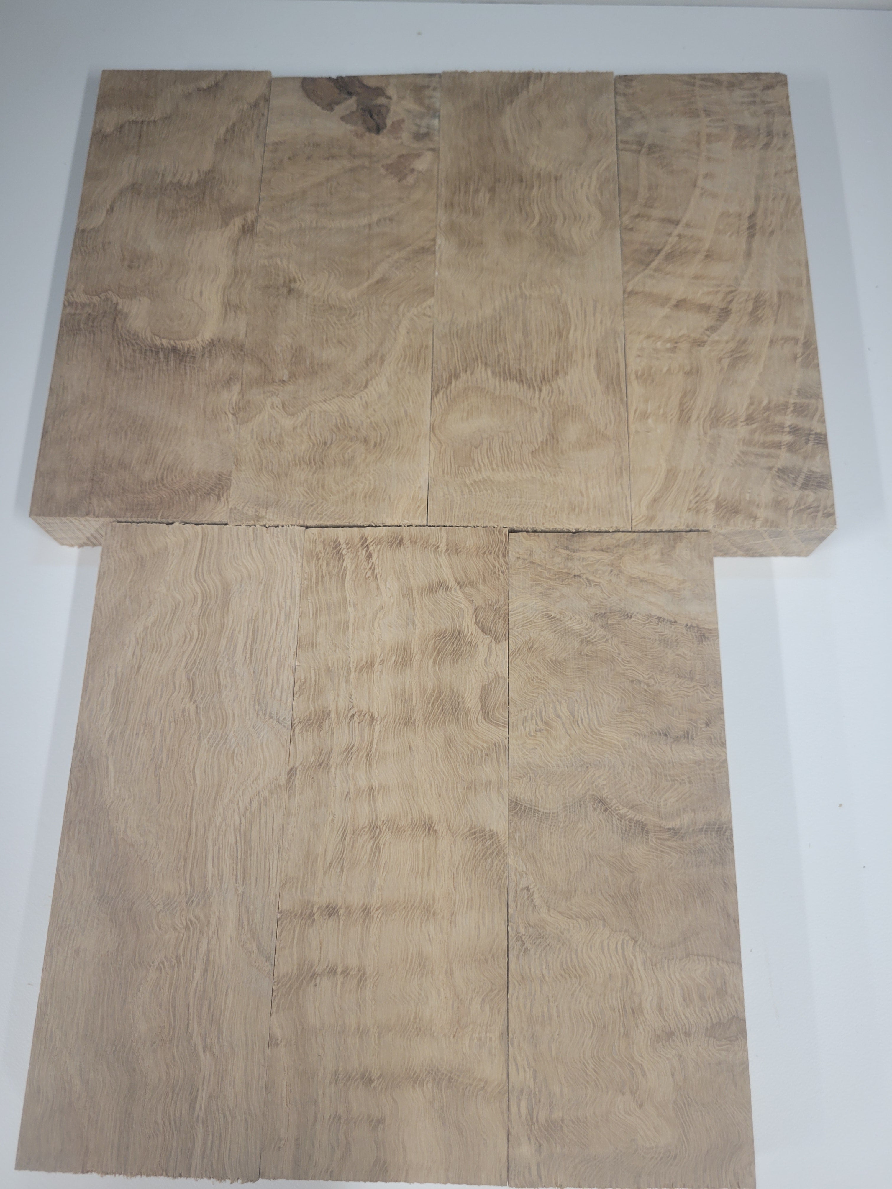 Unstabilized figured oak